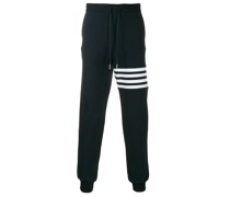 4-Bar Stripe Navy Sweatpants