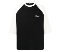 T-Shirt mit Logo-Stickerei