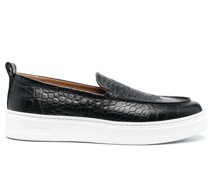 Loafer mit Kroko-Effekt