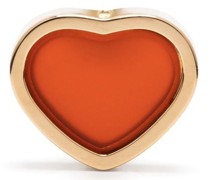18kt My Happy Heart Rotgoldohrstecker