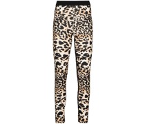 Performance-Leggings mit Leo-Print