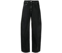 Wide-Leg-Jeans mit hohem Bund