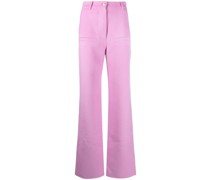 Ausgestellte High-Waist-Hose