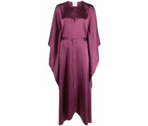 Seidenkleid mit Taillengürtel