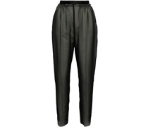 layered tapered trousers