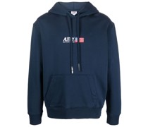 Hoodie mit Logo-Stickerei