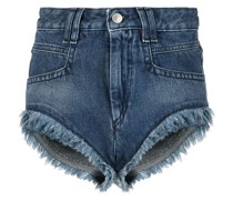 Ausgefranste Jeans-Shorts