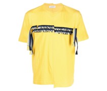 T-Shirt mit Logo-Stickerei