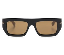 Sonnenbrille mit eckigem Gestell