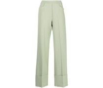 Straight-Leg-Hose mit Umschlag