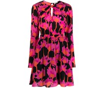 Kleid mit abstraktem Print