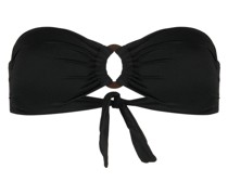 gathered-detail bikini top