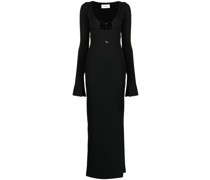 Kleid mit eckigem Ausschnitt