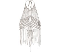 Gestricktes Top mit Fransen
