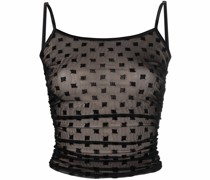 Top mit Logo-Print