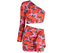 Kleid mit Blumen-Print