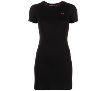 T-Shirtkleid mit Logo-Stickerei