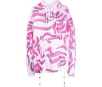 Hoodie mit Zebra-Print