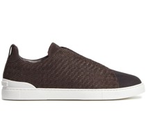 Sneakers aus Nubukleder