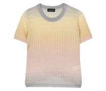 gradient ribbed-knit T-shirt