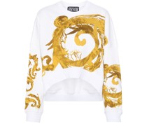 Sweatshirt mit Watercolour Couture-Print