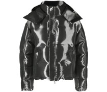 Gefütterte Jacke im Metallic-Look
