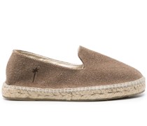 Bestickte Espadrilles aus Canvas