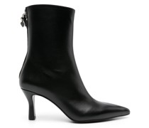 75mm Faymon leather ankle boots