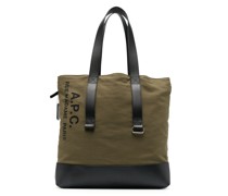 A.P.C. Shopper mit Logo-Print