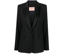 Blazer mit Logo-Schild
