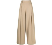 High-Waist-Hose mit weitem Bein