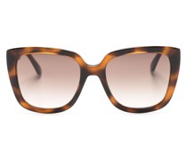 Cat-Eye-Sonnenbrille mit Logo