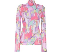 Langarmshirt mit grafischem Print