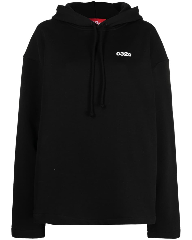 032c Damen Hoodie mit Slogan-Print