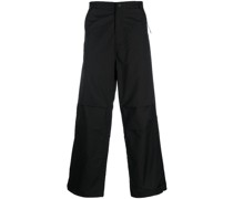 Weite Hose mit Adler-Print