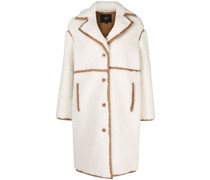 Mantel aus Faux Shearling