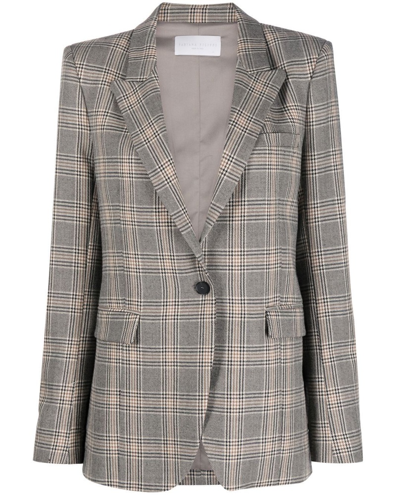 Fabiana Filippi Damen Karierter Blazer