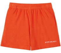 Shorts mit Logo-Stickerei