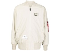 Bomberjacke mit Logo-Patch