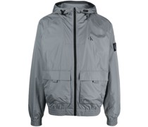 Kapuzenjacke mit Logo-Print