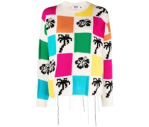 Pullover im Patchwork-Design