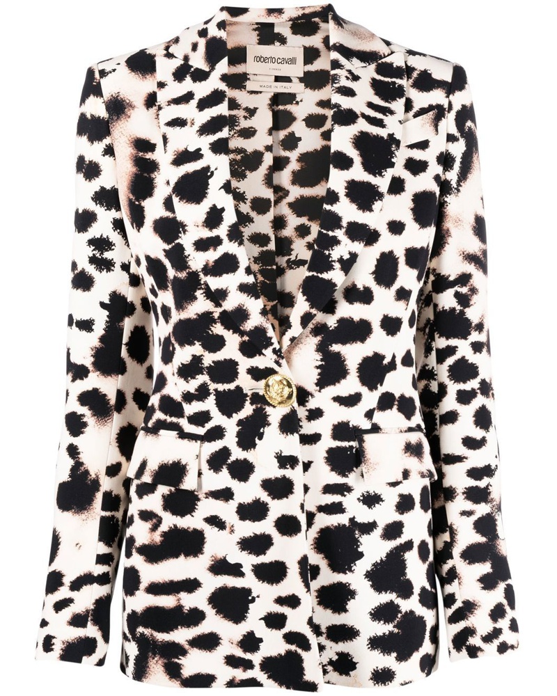 Roberto Cavalli Damen Einreihiger Blazer