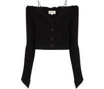 Schulterfreier Cardigan