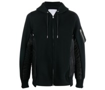 Kapuzenjacke mit Kontrasteinsätzen
