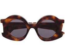 R4 Sonnenbrille mit rundem Gestell