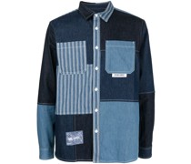 Jeanshemd im Patchwork-Look