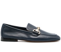 horsebit-detail leather loafers