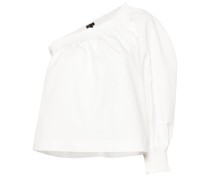 one-shoulder cotton blouse