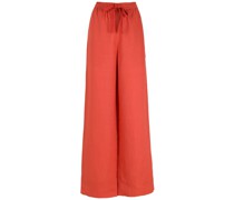 Leinenhose mit weitem Bein