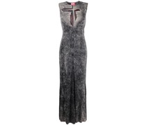 Midikleid in Distressed-Optik